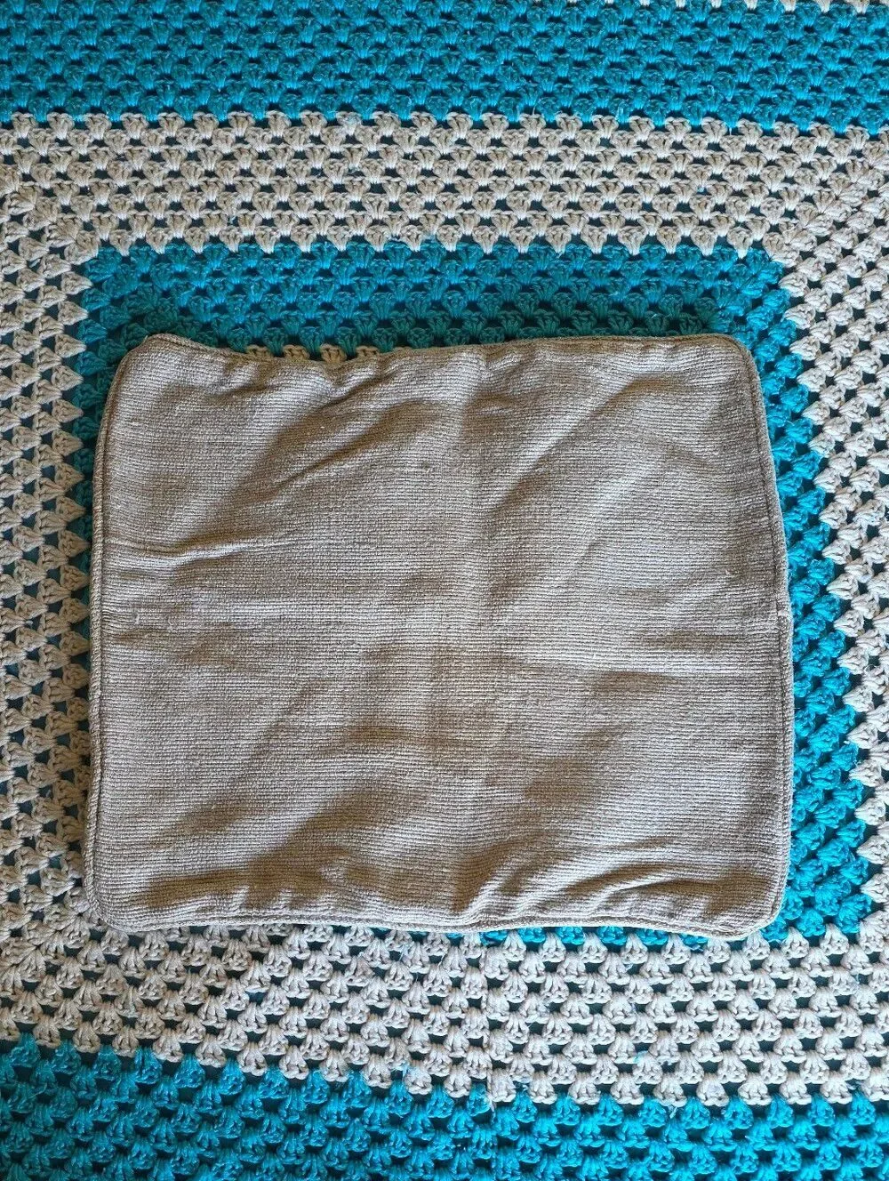 West Elm 100% Linen Tan Pillowcase 20in x 20in With Buttons